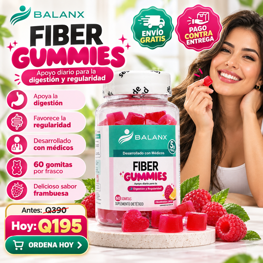 BALANX Fiber Gummies Guatemala | Gomitas de Fibra para Digestión y Bienestar Diario