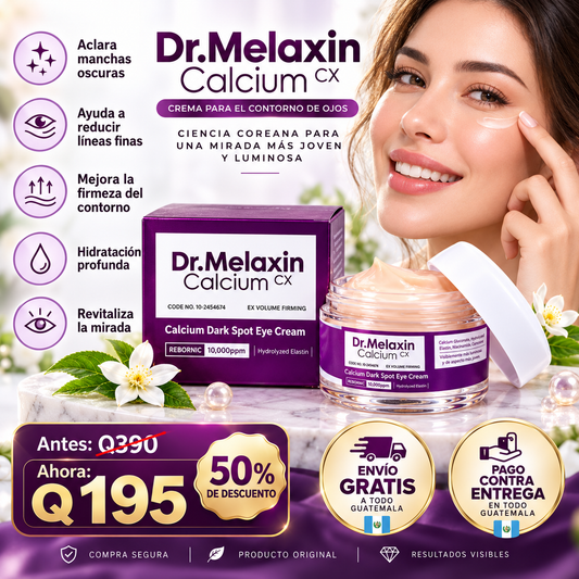 Dr. Melaxin Calcium CX – Crema Coreana para Ojeras, Bolsas y Líneas Finas  Copiar título